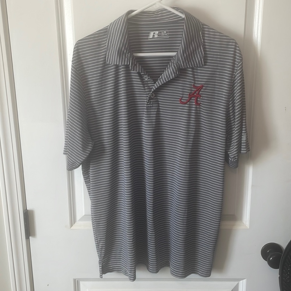 Russell men’s Large Alabama Crimson Tide polo